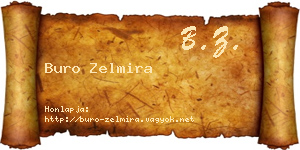 Buro Zelmira névjegykártya